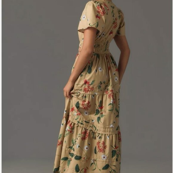Anthropologie Somerset Maxi Khaki Dress - Picture 14 of 15